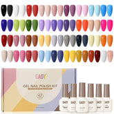 GAOY 42 Pcs Gel Nail Polish Kit color assortment for versatile at home manicures.