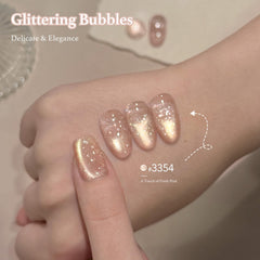 GAOY Cat Eye Magnet for nail art creates customizable patterns with shimmer.