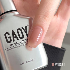 GAOY Curado rápido: gel curado en 60 segundos bajo lámpara UV/LED.