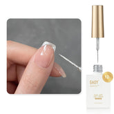 GAOY Esmalte gel ojo de gato plateado en bote de 12 ml para uñas duraderas