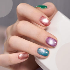 GAOY gel nail polish bottles from the six-color set.