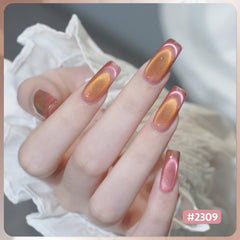 GAOY gel nail polish packaging contents: six colors plus magnet