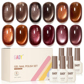 GAOY Glitter Cat Eye Magnet closeup highlighting shifting shimmer.