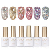 GAOY Glitter Gel Nail Polish Set pink – long-lasting shine for at-home manicures