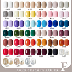 GAOY glossy top coat bottle shown, delivering a high shine finish for lasting nails.