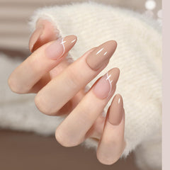 GAOY Gray Gel Nail Polish Set top coat closeup for a glossy or matte finish.