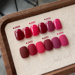 GAOY Hot Pink Burgundy Red Cherry swatch panel highlighting buildable color layers