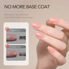 GAOY jelly builder base nude pink white for natural nails