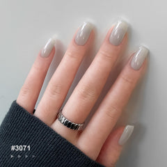 GAOY Milky Gel Nail Polish offers up to four weeks of wear with correct prep and top coat.