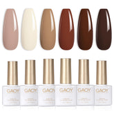 GAOY nude-brown fall gel-polish-bottle-1 delivers salon-quality at-home manicures.