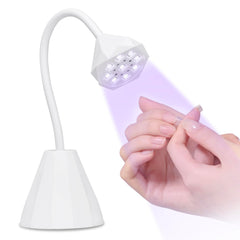 GAOY Omin-Cure Nail Lamp omni-neck enables omni-directional curing for precise nail art