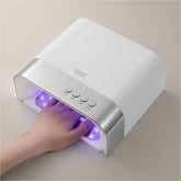 GAOY professional UV nail lamp front view highlighting large cavity for long nails.