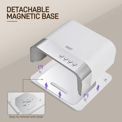 GAOY UV nail lamp infrared sensor enables touch-free operation.