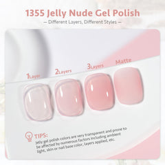 GAOY polish brush applying buildable sheer color for DIY nails.