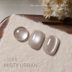GAOY Silver Cat Eye Gel Nail Polish magnet pattern demo shows customizable cat-eye designs.