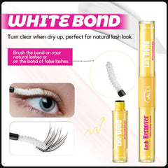 GAQQI Long-lasting Waterproof 72h hold on lashes during activity.
