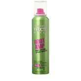 Garnier Fructis Root Amp spray mousse in use delivers instant root lift and added volume.