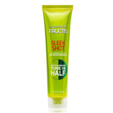 Garnier Fructis Sleek Shot bottle front promises 24-hour frizz control