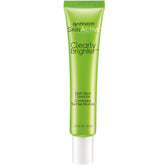 Garnier SkinActive Clearly Brighter bottle shows vitamin C for brighter skin.