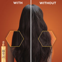 Garnier Whole Blends Hair Honey Milk anti-frizz up to 100hrs.