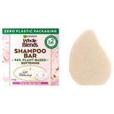 Garnier Whole Blends Softening Shampoo Bar Oat Delicacy front view shows compact plastic-free cleansing option.