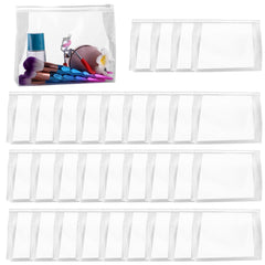 GAWBYET mini clear makeup bag shows transparent design for quick contents check during travel.