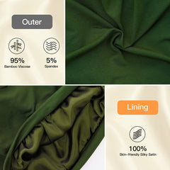 GB Selected bamboo fiber outer close-up showing breathable, lightweight fabric.