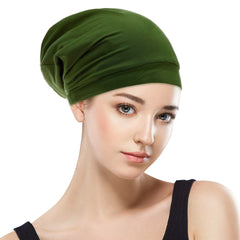 GB Selected sleep cap with adjustable buckle side view for secure all-night wear.