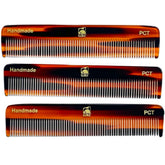 G.B.S GENTS PCT 5-Inch fine-tooth comb with tortoise-shell finish for precise grooming on the go.