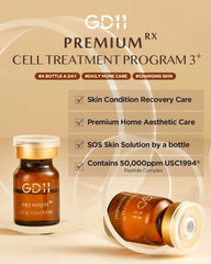 GD11 powder vial and lid shown, ready to mix for skin regeneration.