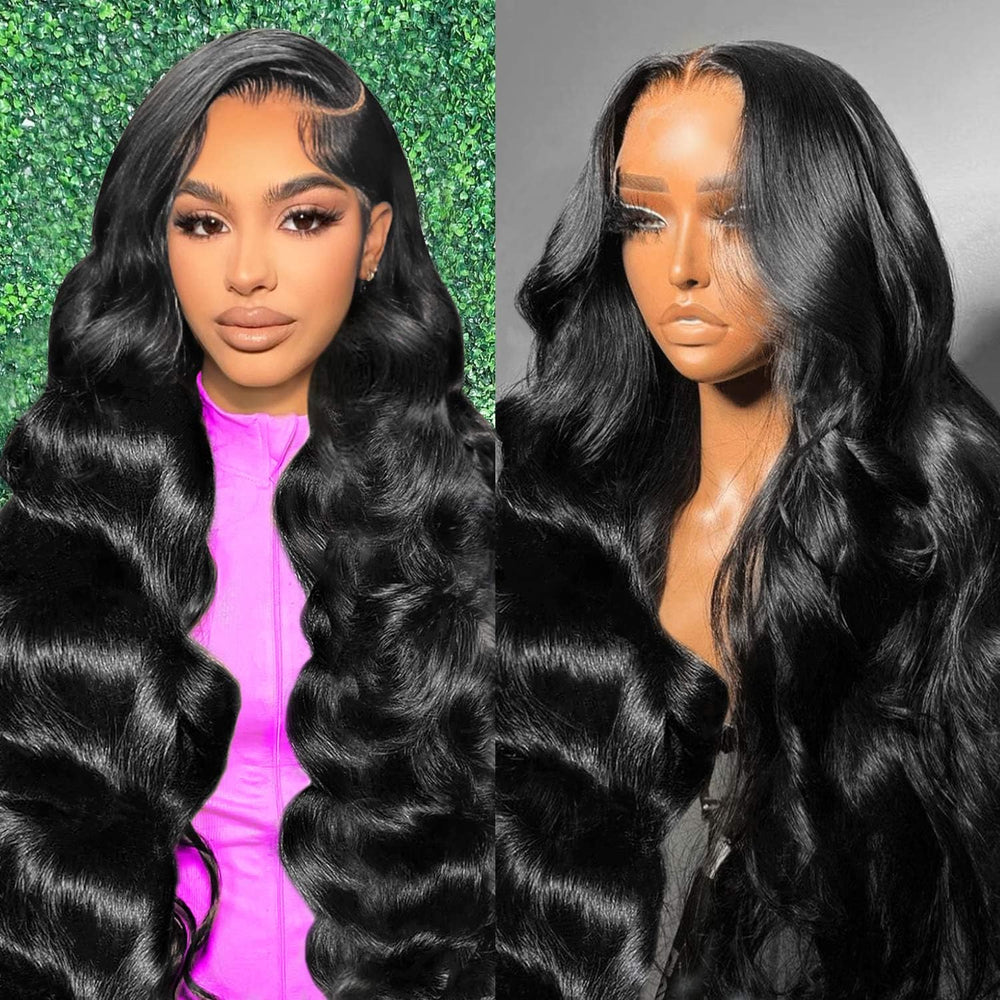 Gearina 13x6 lace front wig with virgin human hair for natural part