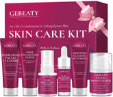 GEBEATY water-based cleanser pump bottle for gentle cleansing and shine control.