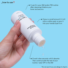 Geek & Gorgeous Calm Down applied on the face showing layering with serums