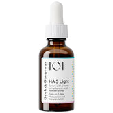 Geek & Gorgeous HA5 Light serum bottle showcasing lightweight hydration for daily use.