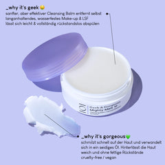 Geek & Gorgeous Mighty Melt supports sensitive skin with fragrance-free, essential oil-free formulation.