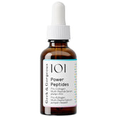 Geek & Gorgeous Power Peptides milky serum bottle showing silky hydration.