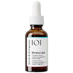 Geek & Gorgeous Stress Less highlighted ingredients beta glucan and madecassoside.