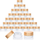 Geiserailie 30-piece glass containers with leakproof lids for travel storage