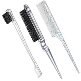 Geiserailie 3pc packaging showcases a compact travel-ready slick back kit