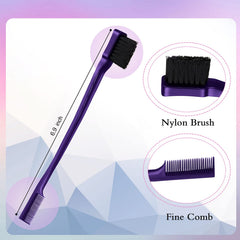 Geiserailie bristle brush 8.7 inches with soft nylon bristles for neat styling.