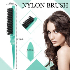 Geiserailie Pin Tail Comb Stainless Steel Handle highlights durable, travel-friendly styling.