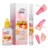 Gellaktik Nail Glue Remover pen close-up with precision tip for quick adhesive removal