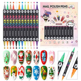 GELLAKTIK nail art pens case with 24 colors for versatile DIY manicure inspiration