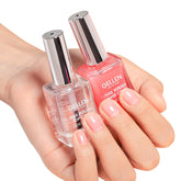 GELLEN Clear Base Top Coat bottle front with a durable, quick-dry base layer.