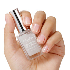 GELLEN Clear Nail Base Coat Milky White bottle for natural-looking nails