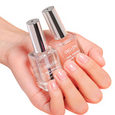 GELLEN clear base and top coat applied for a chip-resistant shine.