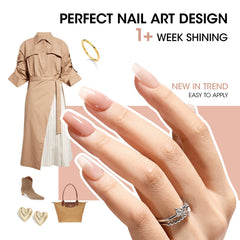 GELLEN jelly nail polish milky white shade swatch for a soft glow.