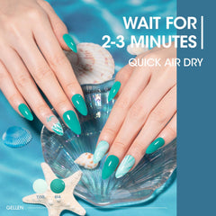 GELLEN brush stroke demonstrates smooth, even color application.