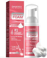 Gemächlich Zu Hause minoxidil foam bottle shown for easy at-home hair regrowth support.