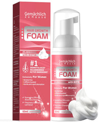 Gemächlich Zu Hause minoxidil foam bottle shown for easy at-home hair regrowth support.